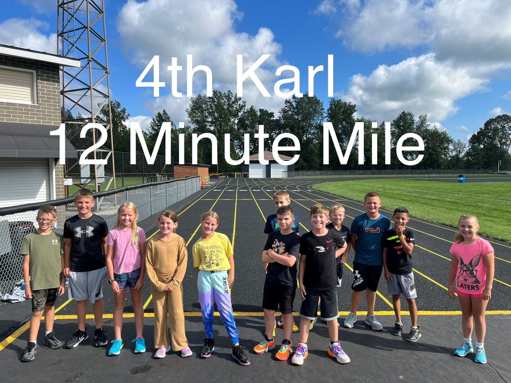 4th Karl 12 minute mile