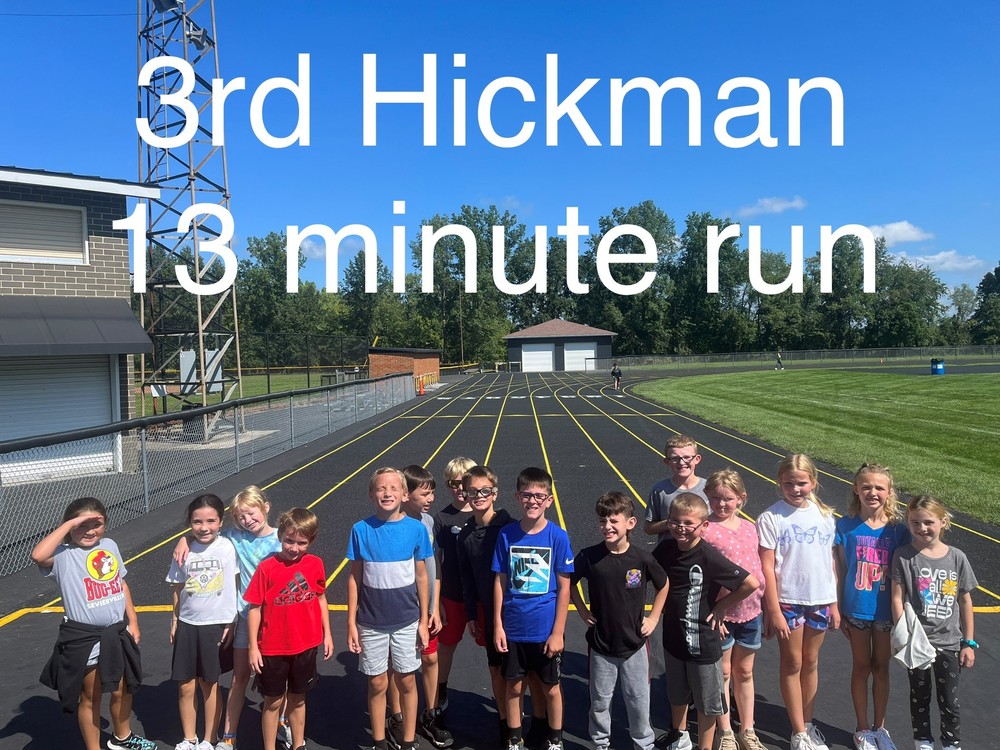 3rd Hickman 13 Minute Mile