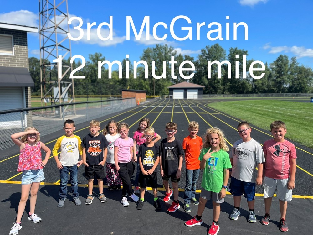 3rd McGrain 12 Minute Mile